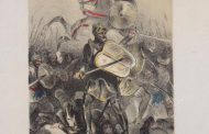 رسم بالرصاص والألوان لمقتل “دون سيبستيان” في معركة القصر الكبير ( وادي المخازن )/ مدونة أسماء التمالح
